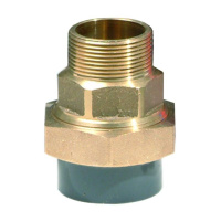 Муфта переходная ПВХ НР (латунь) D75x2-1/2"