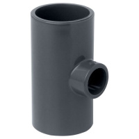 Тройник 90гр редукционный клеевой ПВХ Pn10 D75х40