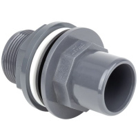 Танк-адаптер клеевой ПВХ Pn16 D63/75x2-1/2"