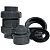 Обратный клапан шаровый ПВХ pn16 d63 мм (EPDM)