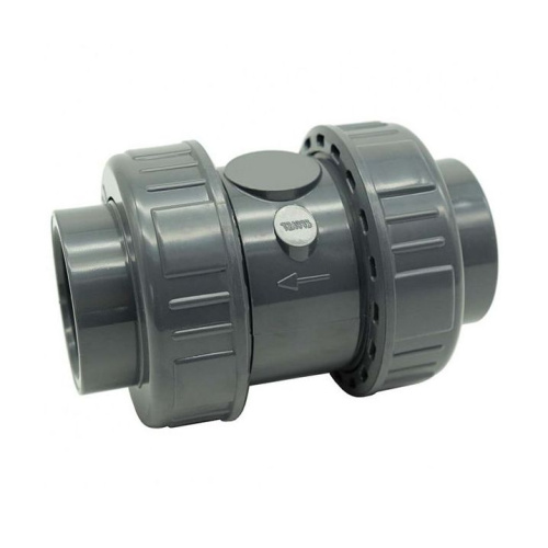 Обратный клапан пружинный ПВХ pn16 d75 мм