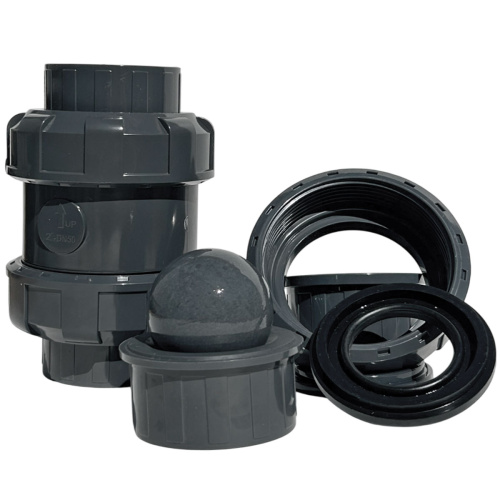 Обратный клапан шаровый ПВХ pn16 d63 мм (EPDM)