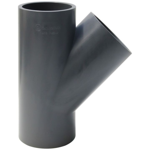 Тройник 45гр клеевой ПВХ Pn10 D160