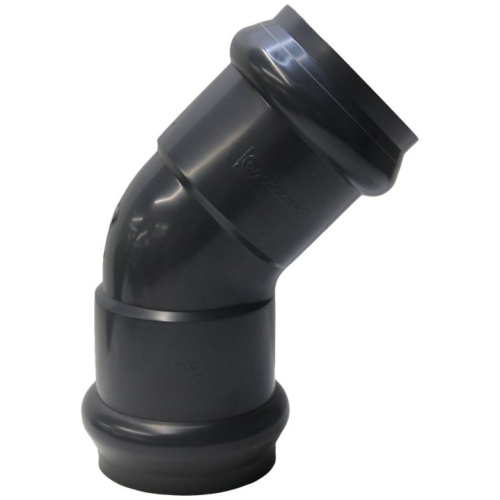 Отвод 45гр напорный двухраструбный НПВХ d315 мм