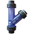 Фильтр сетчатый ПВХ Pn16 D25 (прозрачный корпус, EPDM)