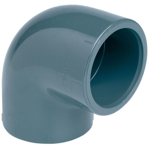 Угол 90гр клеевой ПВХ Pn16 D63